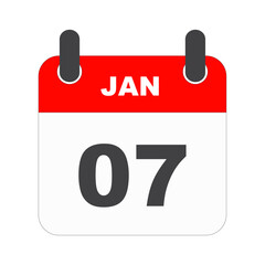 Editable calendar with red black and white colors, calendar marking day 30 and month.