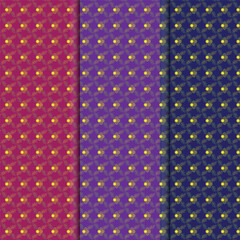 vector geometric seamless patterns collection. Set of bright colorful backgrounds with modern minimal labels. Cute abstract geometrical textures. Simple pattern design 