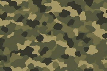 Camo Pattern with Black Spots