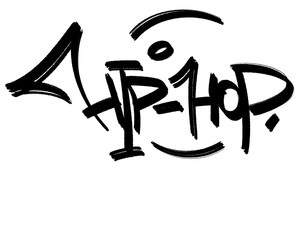 illustration Black graffiti tag street hip-hop lettering
