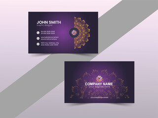Creative Business card template Design.