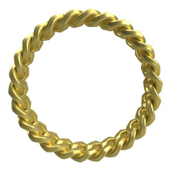 close up on bracelet isolated