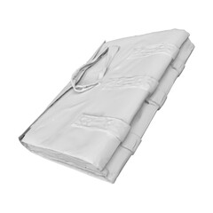 close up on bag isolated