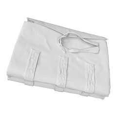 close up on bag isolated