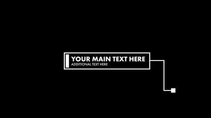 Clean Professional Pop Up Call Out Title