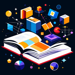 illustration of a book