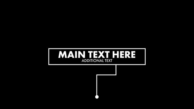 Clean and Simple Boxed Call Out Title