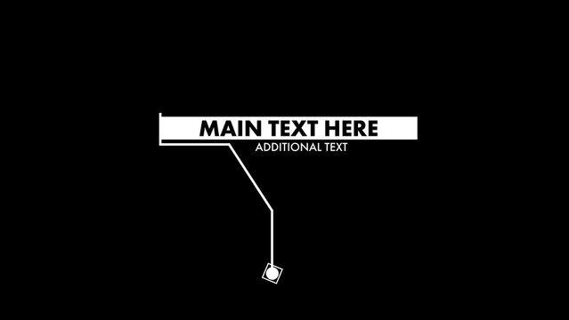 Clean and Simple Call Out Title 