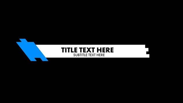 Corporate Clean Slanted Lower Third