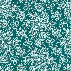 Fototapeta premium Floral seamless pattern 