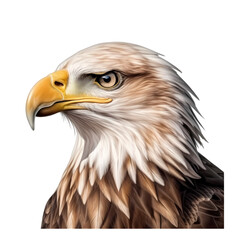 Naklejka premium Eagle isolated on transparent background