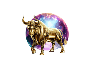 Taurus Zodiac signs astrology horoscope esoteric, Taurus constellations Luxary Golden PNG Clipart.