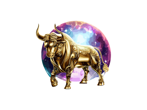 Taurus Zodiac signs astrology horoscope esoteric, Taurus constellations Luxary Golden PNG Clipart.