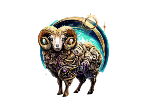 Aries Zodiac signs astrology horoscope esoteric, Aries constellations Luxary Golden PNG Clipart