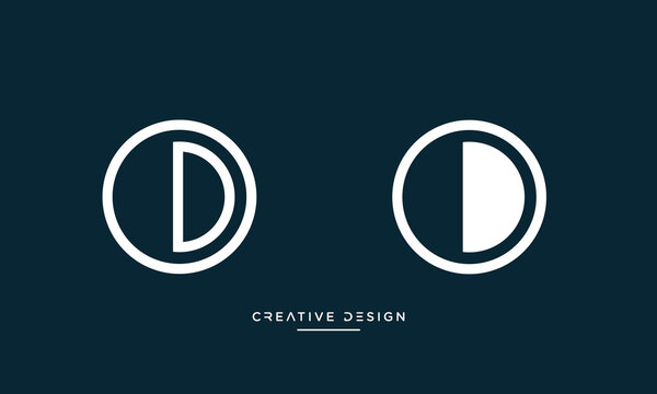 OD or DO Alphabet letters logo monogram