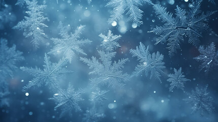 stockphoto, Frostwork, snow frost , frozen ice crystals frame on a dark background. Ice crystals on a window. Frost pattern. Winter mood.