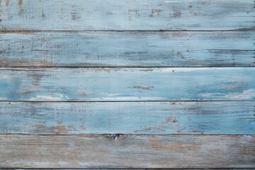 Vintage beach wood background - old blue color wooden plank