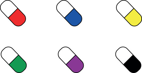 set of pills