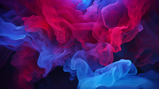 Black blue red white purple sage. Color gradient. Abstract background. Smoke and wave design effect.