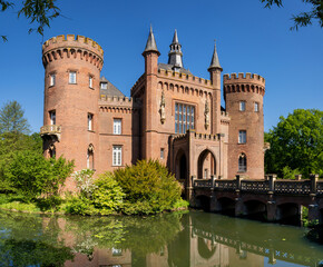 Front view at Moyland castle