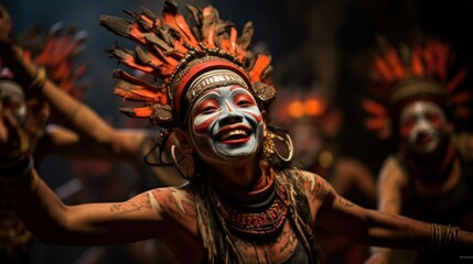 Vibrant tribal dance performance showcasing rich cultural heritage and elaborate costumes at Dwijing Festival
