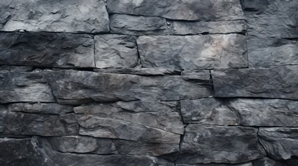 Obraz premium Dark gray background with stone wall texture. Abstract white gray background. Stone wall texture. Close up. Light gray stone background