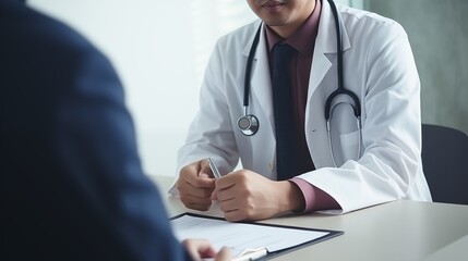 A Doctor Examining Patients in a Cozy Clinic Setting