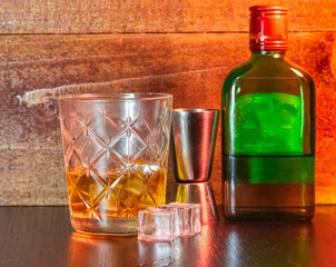 whiskey on the rocks