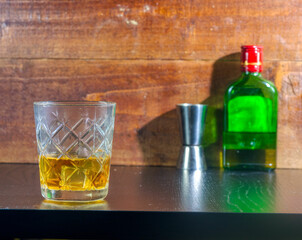 glass of whiskey