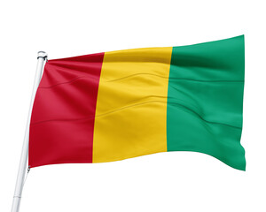 FLAG OF THE COUNTRY OF GUINEA