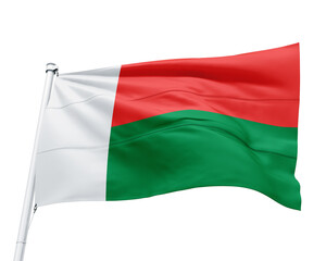 Fototapeta premium FLAG OF THE COUNTRY MADAGASCAR