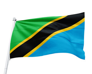 FLAG OF THE COUNTRY TANZANIA