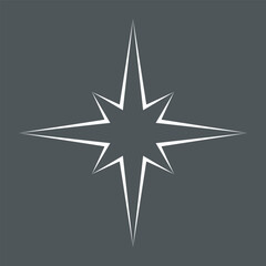 Obraz premium Star north quality vector illustration cut