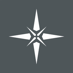 Fototapeta premium Star north quality vector illustration cut