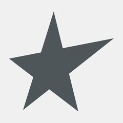 Obraz premium Star Classic rating icon web quality vector illustration cut