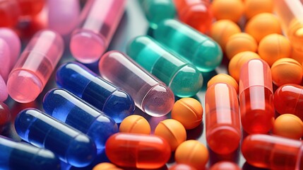 Multi coloured multicoloured pills UHD wallpaper