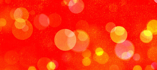 Red bokeh background for seasonal, holidays, event celebrations and various design works
