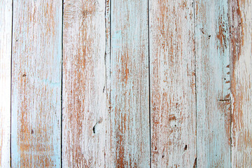 Natural old wooden wall, painted in natural color, texture for photo design, for making photo backdrops, banner for advertising or invitation, place for text,
