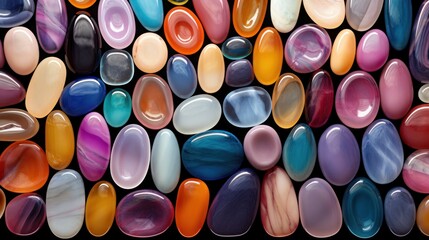 Colorful magical stones UHD wallpaper