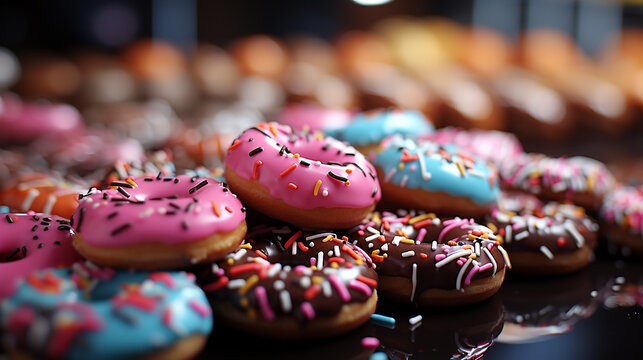 3d rendered photo of donut 
