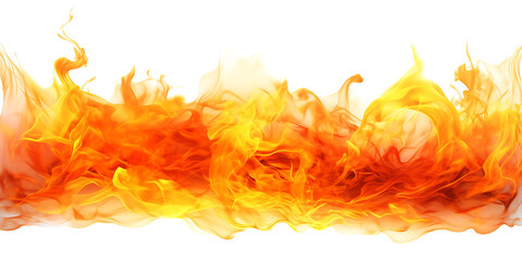 burning fire flames border transparent texture isolated