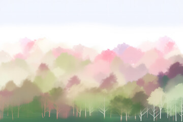 A beautiful, sun-drenched spring summer meadow. Natural colorful panoramic landscape. Neural network AI generated art