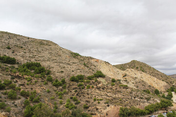 clouds over the mountains