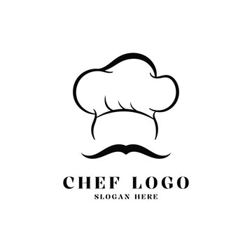 Chef hat icon vector logo design ideas