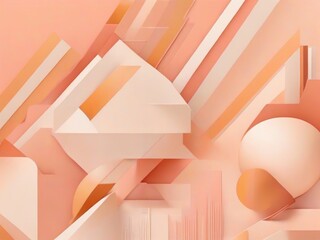 abstract background in Peach Fuzz colors