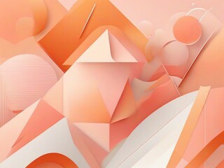 abstract background in Peach Fuzz colors