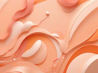 abstract background in Peach Fuzz colors