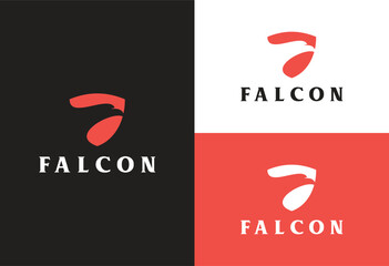 abstract logo flying eagle shield design vector illustration