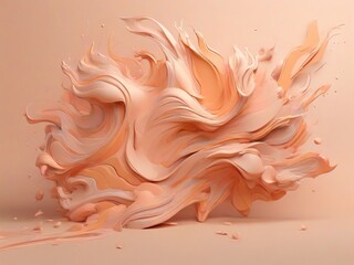 abstract background in Peach Fuzz colors