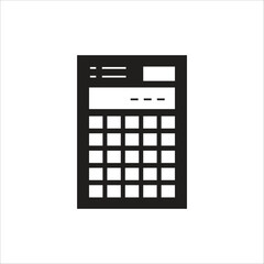 calculator vector icon line template